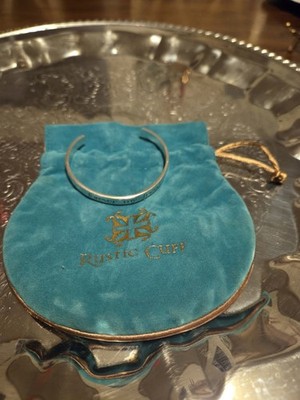 Rustic Cuff Forever My Friend Silver Bracelet