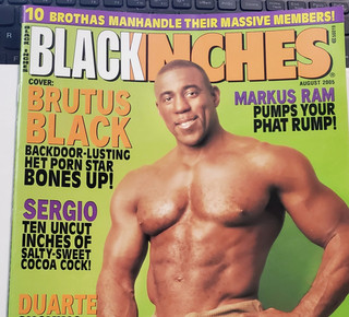 Black Inches Magazine August 2005 Gay Interest Demolition Man