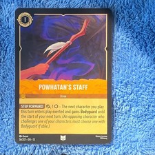 Disney Lorcana TCG Powhatan's Staff 36/204 Enchanted Foil ENG