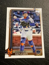 2025 Topps Update Series Baseball US126 Hayden Senger, New York Mets RC