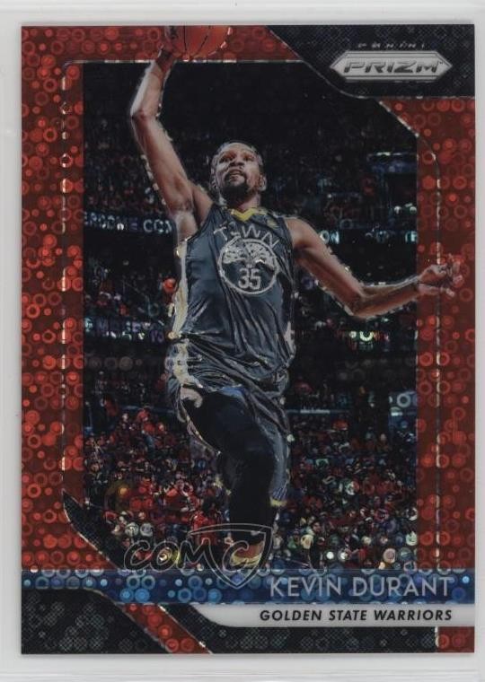 2018-19 Panini Prizm Fast Break Red Prizm 35/125 Kevin Durant #252 m9g