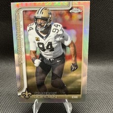 2025 TOPPS CHROME REFRACTOR #221 CAMERON JORDAN SAINTS