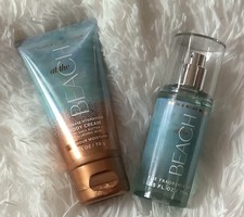 Bath and Body Works TRAVEL AT THE BEACH MIST BODY CREAM SET