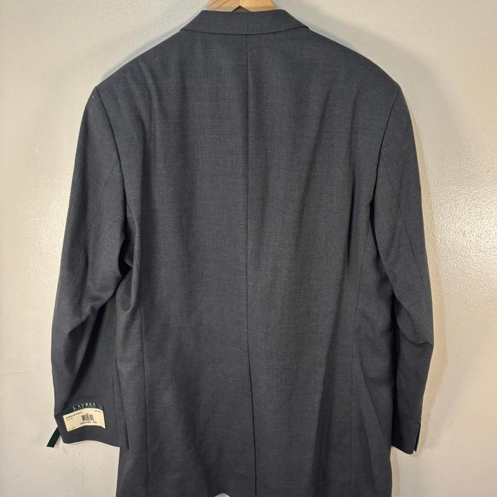 NWT Lauren Ralph Lauren Wool Grey Total Comfort Blazer Sport Coat image 2