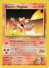 Blaine's Magmar 37/132 Uncommon Gym Heroes Pokemon Unlimited Lightly Played on eBay