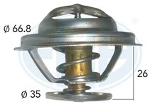 Thermostat Skoda 120