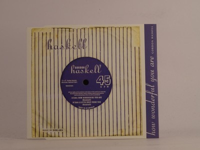 GORDON HASKELL HOW WONDERFUL YOU ARE (K38) 2 Track CD Single auch Picture Sleeve