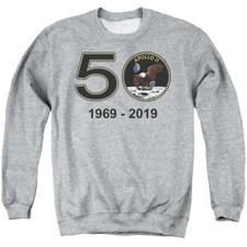 NASA Sweatshirt 50 Years Athletic Heather Pullover