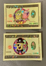 SpongeBob Squarepants Nickelodeon,Money Sticker Series 2009 6 5000 8 20,000
