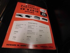 Sams Photofact CB Radio Series Servicing Data Repair Magazine CB-25