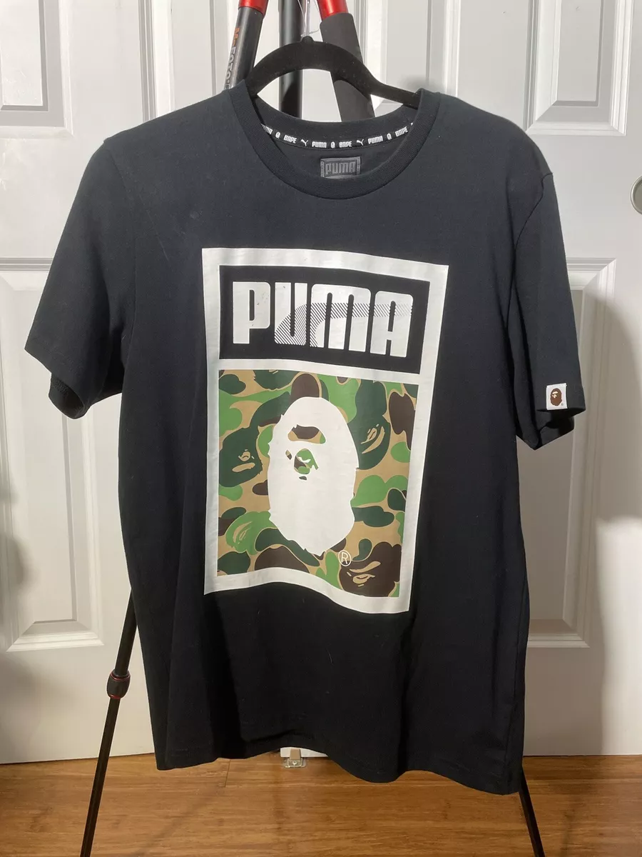 Bape x puma t shirt cheap