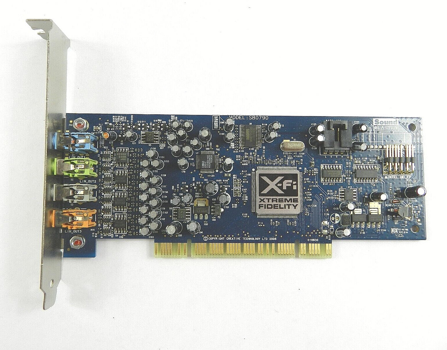 Blaster X-fi Xtreme Fidelity Pci Sound Card Sb0790 Pc 7.1  E