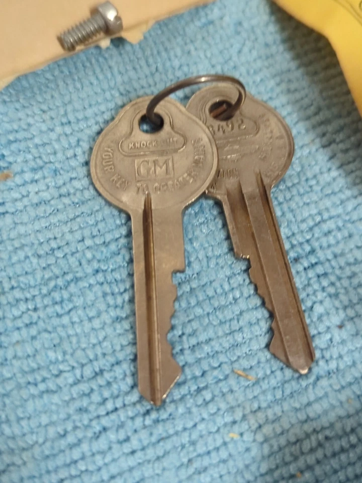 Conjunto de bloqueo de compartimento de guantera para camioneta Chevrolet GM 1940-1954 4099314 NUEVO DE STOCK  Foto 3 de 4