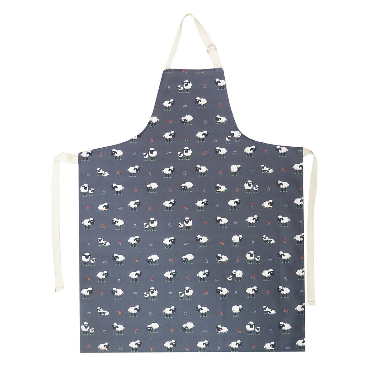 FLUFFY FLOCK cotton apron sheep apron pinny farm animals farm apron animal print