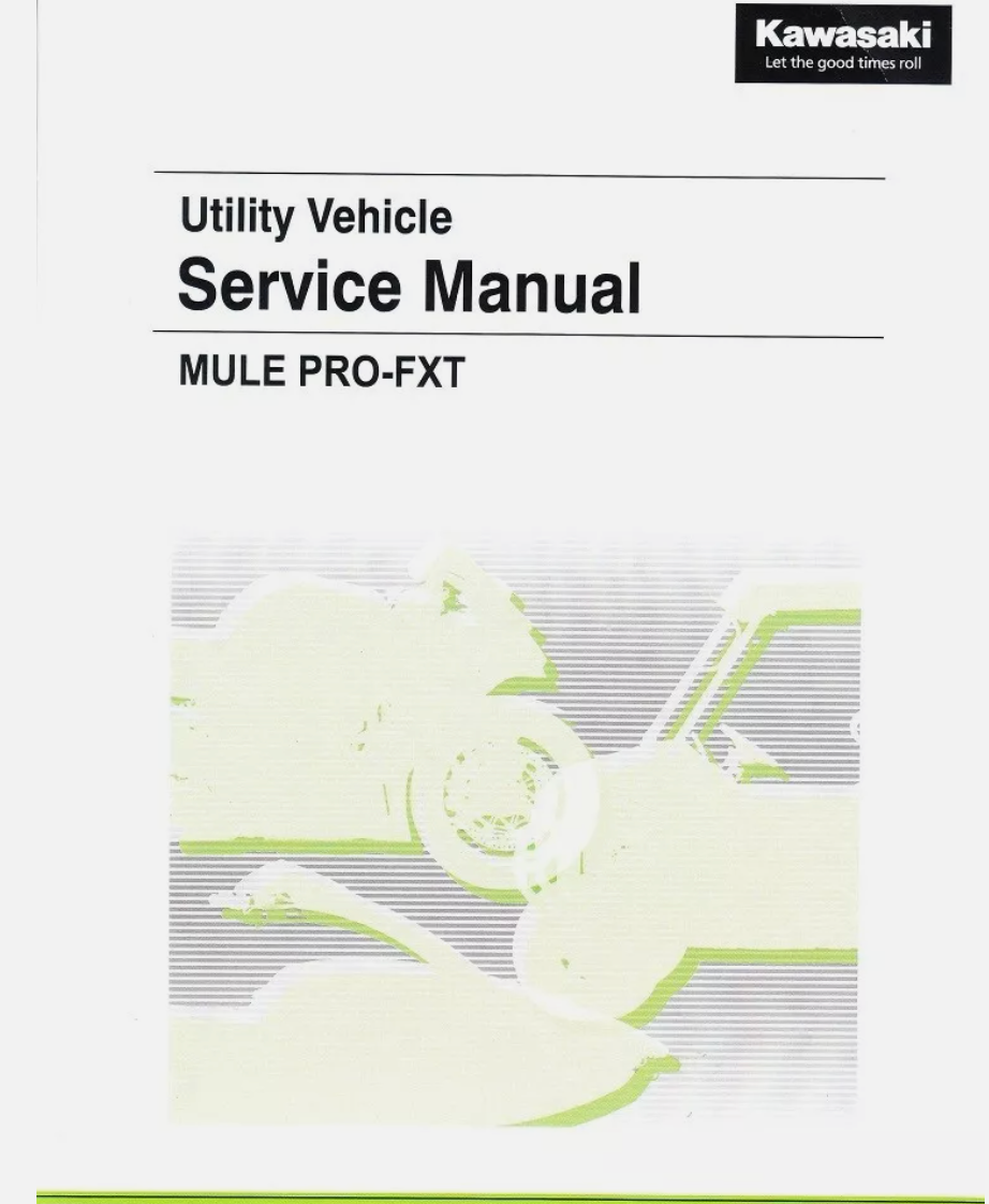 2015 2018 2020 2021 2022 2023 Kawasaki MULE Pro FXT Service Repair