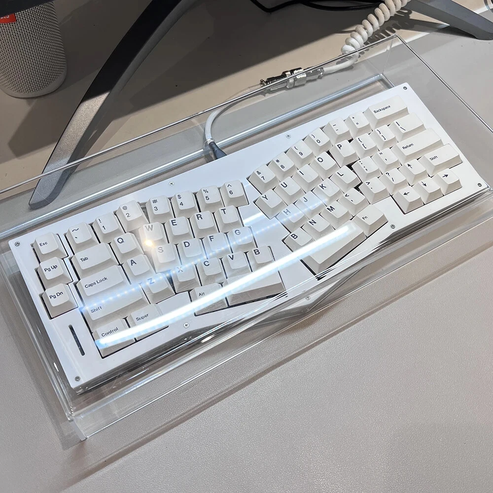 Acrylic Mechanical Keyboard Dust Cover Waterproof for 65% 75% Keyboards