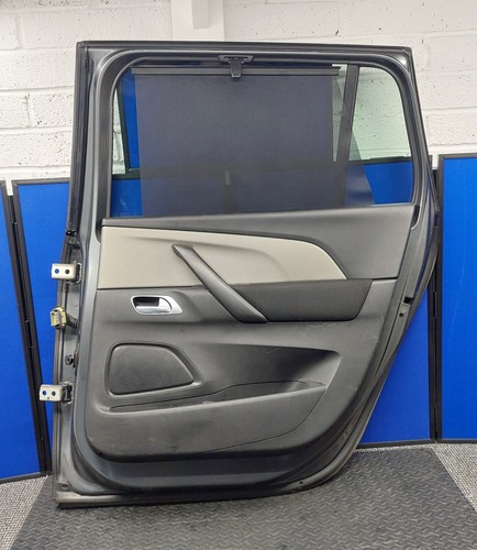 CITROEN C4 GRAND PICASSO MK2 REAR RIGHT DRIVER SIDE DOOR SHARK GREY KTP 14-18 - Picture 8 of 14