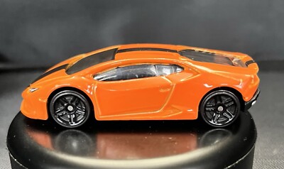 Hot Wheels Lamborghini Huracan LP 610-4   Orange Sports Car 1:64 Diecast Mattel