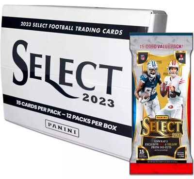 2023 PANINI NFL SELECT FOOTBALL VALUE FAT PACK BOX FACTORY SEALED