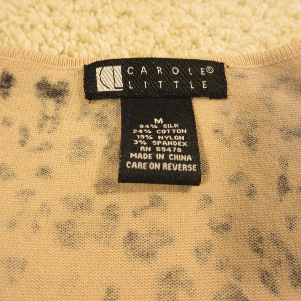 Женский кардиган Carole Little с анималистическим принтом размер средний - Изображение 2 из 4