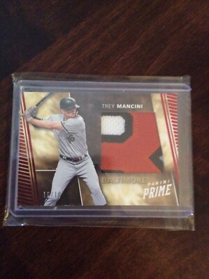 2019 Panini Prime Trey Mancini Jersey Patch #ed 10/10 Baltimore Orioles