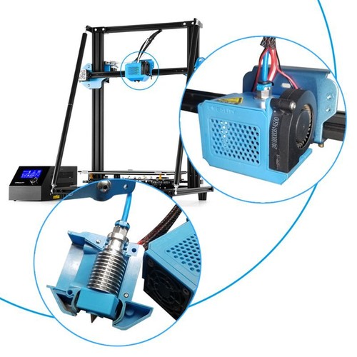 Części drukarki 24V Zmontowana wytłaczarka Hot End Kit do drukarki 3D CR10-V2 - Zdjęcie 7 z 9