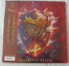 JUDAS PRIEST - Invincible Shield 2-LP RED VINYL Ltd Ed Obi Strip *NEW + SEALED*