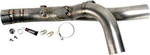 AKRAPOVIC - L-Y10SO9L - Link Pipe - Titanium - YZF-R1