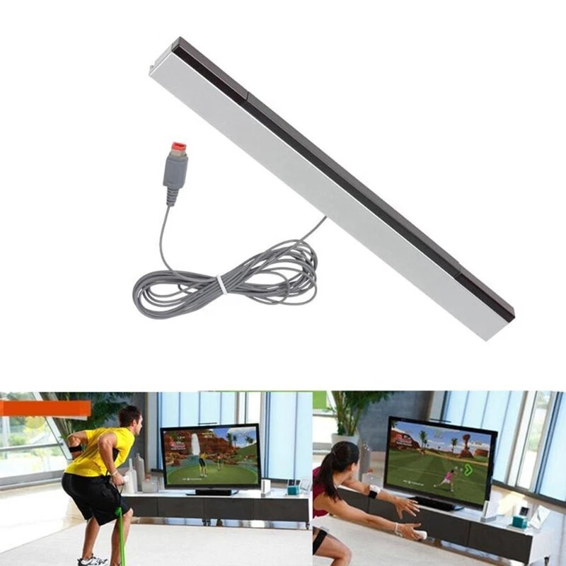 Nintendo Wii Sensor Bar With Stand Motion Infrared Wired Controller Receiver NEW - Image 2 of 4