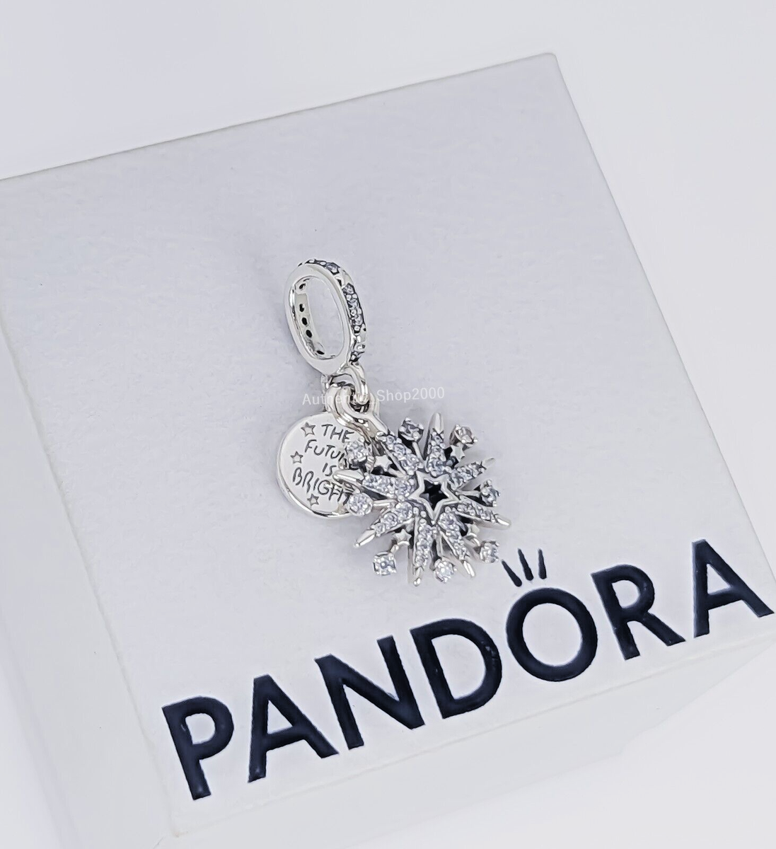 New 100% Authentic PANDORA 925 Ale Sparkling Firework Double New 100% Authentic PANDORA 925 Ale Sparkling Firework Double