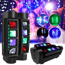180W RGBW Laser Spider Moving Head LED Stage Light Beam DMX Disco Party DJ Light