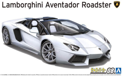 Lamborghini Aventador LP700-4 Roadster 1:24 Model Kit Bausatz Aoshima 058664
