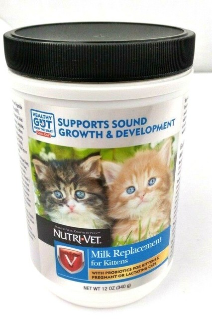 Nutri-Vet Milk Replacement for Kittens With Probiotics 12oz for sale ...