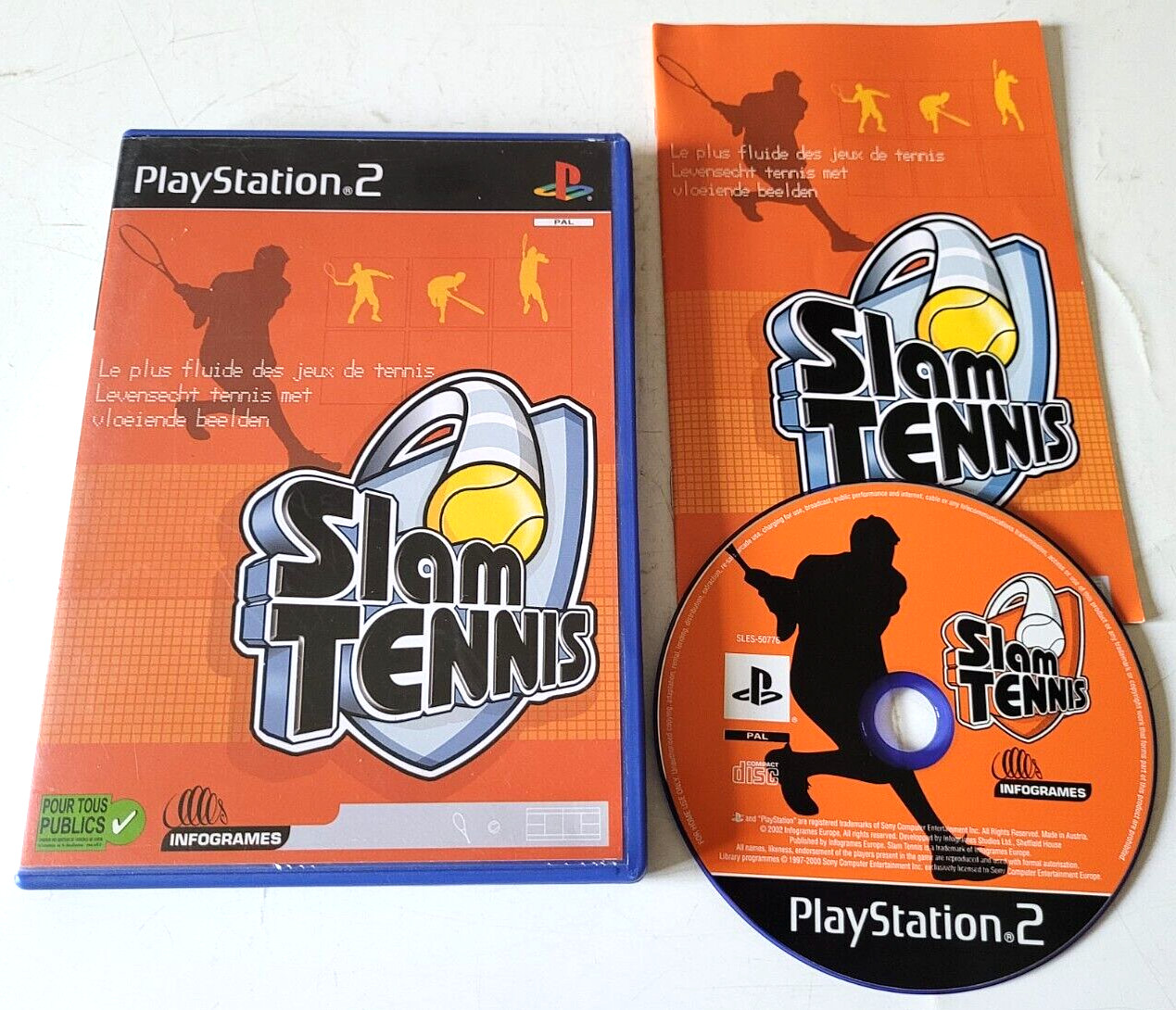 Slam Tennis - PlayStation 2 PS2 - PAL - Complet