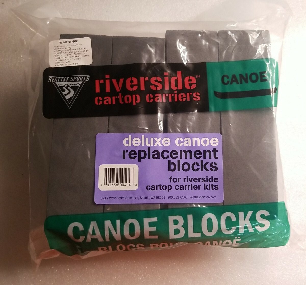 Riverside Cartop Carriers Deluxe Canoe Replacement BlocksCartop
