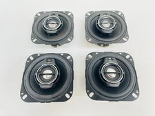 4X KENWOOD KFC-PS1095 Car Audio Speakers RMS 40W 4ohm 4" #053