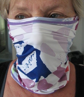 COLUMBIA Neck Gaiter Tube Warmer Cycling Half Face Mask Scarf Polyester women's