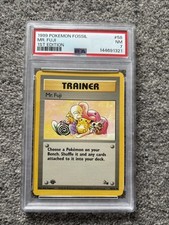 1999 Pokemon Fossil #58 Mr. Fuji 1st Edition PSA 7