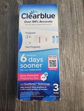 Clearblue Early Detection Pregnancy Test Pack of 3 Results 6 Days Sooner