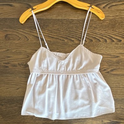 Kimchi Blue Women's Camisole Beige 100% Polyester Adjustable Strap M