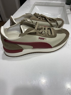 PUMA R78 Wind Men's Sneakers Desert Dust Intense Red Nylon Athletic 392901-11