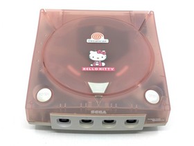 SEGA Dreamcast Hello Kitty Pink HKT-3000 Console w/ Controller & VMU Tested