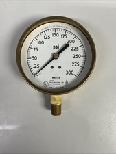 Ashcroft 35-W1005P-02L-XUL 3.5" 0-300 PSI Water Pressure Gauge