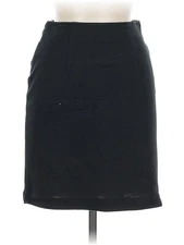 Moda International Women Black Formal Skirt 6