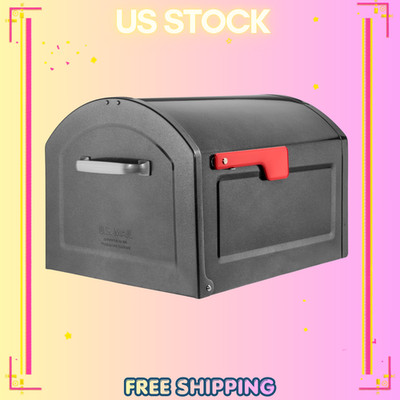 950020P-10 Centennial Post Mount Mailbox, Extra Large, Pewter
