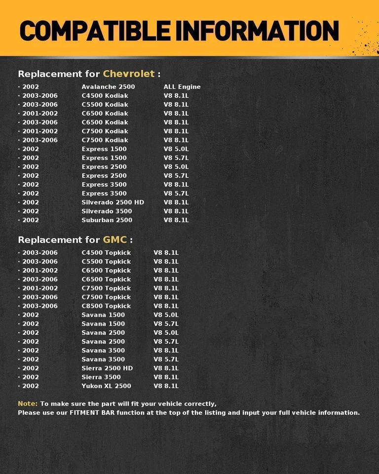 Arranque para Chevrolet Silverado 2500 HD 2005 6L 11 dientes 6492N 9000853 12573852 Foto 2 de 4