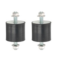 Gummilager M10-50X50Mm FüR Vibration Stoß, 2 Stk (104Mm)