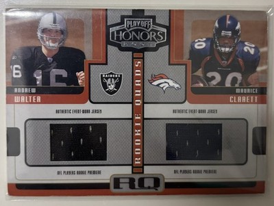 JACKSON PARRISH WALTER CLARETT 2005 Honors Rookie Quad Patches & Footballs /250