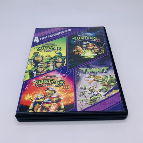 Teenage Mutant Ninja Turtles: 4 Film Collection DVD, 2010 4-Disc Set - Used