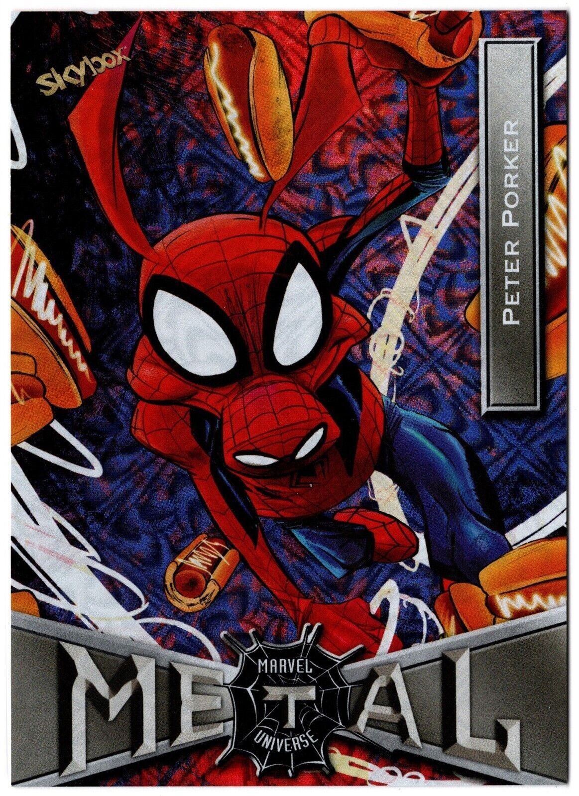 2021 UD Skybox Marvel Metal Universe Spider-Man Grandiose PETER PORKER #65